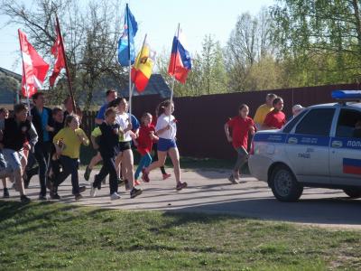 В Шиловском районе прошли легкоатлетический и автомобильный пробеги в честь Дня Победы